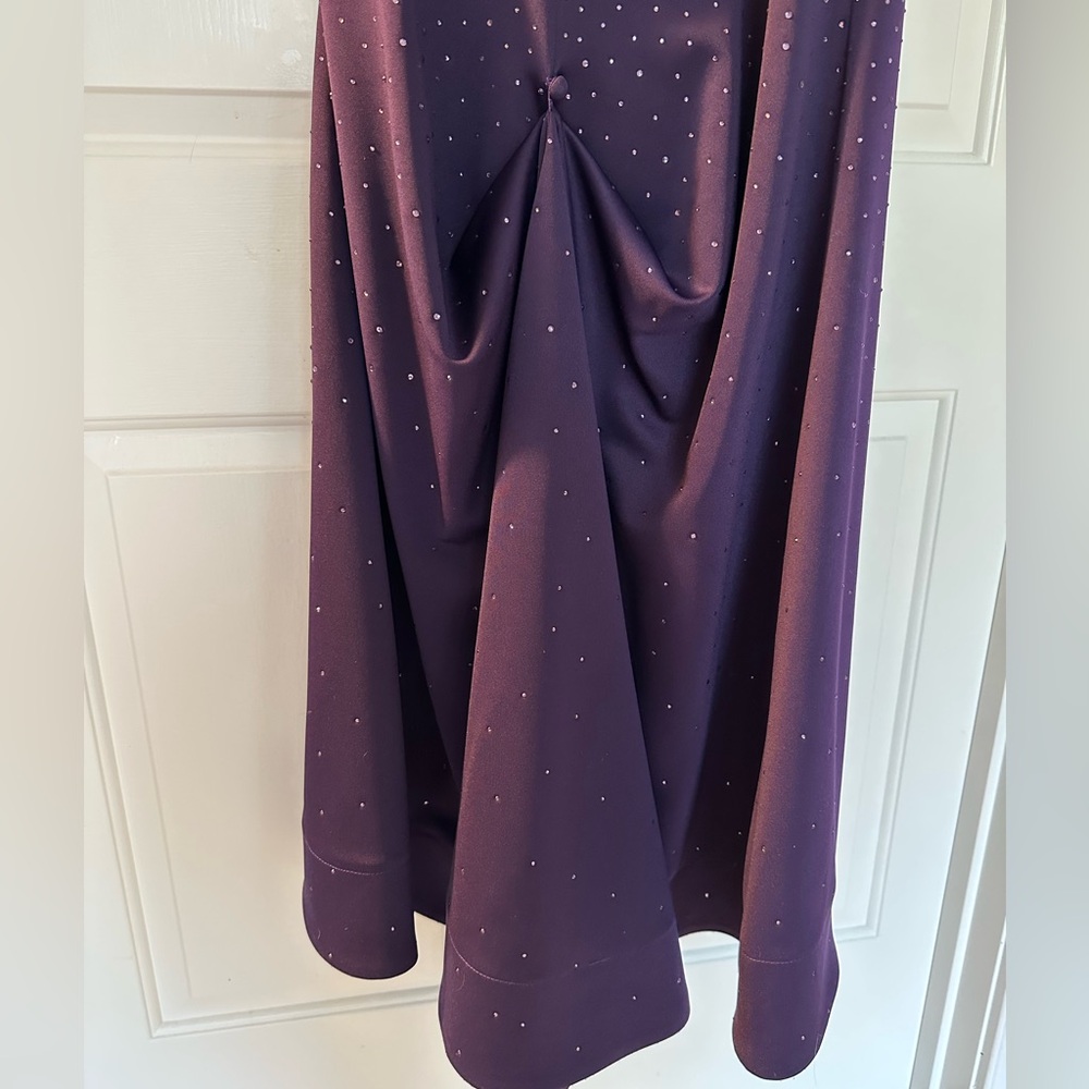 [Mon Cheri Montage] Dark Amethyst Rhinestone Evening Gown / Mother of the Bride - Picture 5 of 6
